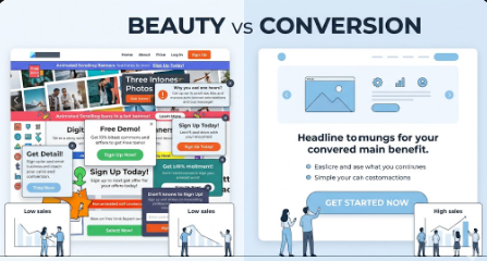 Landing Page yang Terlalu Cantik Kadang Malah Menurunkan Conversion