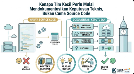 Kenapa Tim Kecil Perlu Mulai Mendokumentasikan Keputusan Teknis, Bukan Cuma Source Code