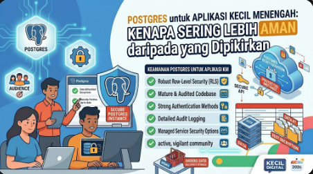 Postgres untuk Aplikasi Kecil Menengah: Kenapa Sering Lebih Aman daripada yang Dipikirkan